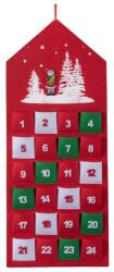  Adventi Naptár Filc Akasztós 320X785 Mm, Színes