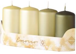 Emocio Henger 4 Db 50X90Mm Fém Matt Sötétzöld+Világos Vegyesen, Gyertyák