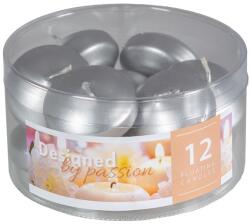  Úszógyertya 12Db Ezüst Műanyag Dobozban, Gyertya