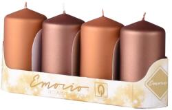 Emocio Henger 4 Db 50X90Mm Fém Matt Barna Vegyesen, Gyertyák