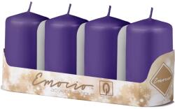 Emocio Henger 4Db 50X90Mm Lila Gyertya