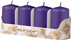 Emocio Henger 4Db 40X80 Lila Gyertya