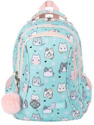 St. Majewski St. Right cicás iskolatáska, hátizsák 39 cm - Charming Cats (685040)