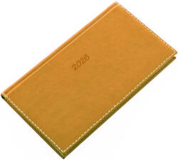 Realsystem Zsebnaptár fekvő Bolero P, krémszínű lapokkal mustár Realsystem 2026 (5712-49) - iroszer24