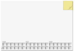 SIGEL Könyökalátét, 595x410 mm, 3 éves és heti tervezővel, jegyzettömbbel, SIGEL "Memo (H6490) - iroszer24