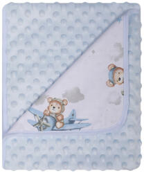 DuetBaby Minky Pléd 90x80 Repülő maci (DB625-RM)