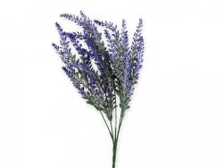 Levendula csokor mű 25fej 35cm (CQ069)