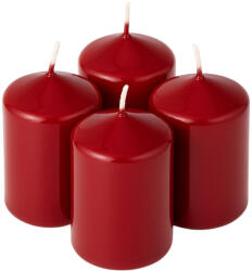 Valex Decor Adventi henger gyertya készlet, 7 x 4cm - Lakk bordó (FPL-91)
