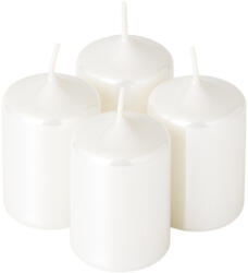 Valex Decor Adventi henger gyertya készlet, 7 x 4cm - Lakk fehér (FPL-01)