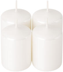Valex Decor Adventi henger gyertya készlet, 8 x 5cm - Lakk fehér (BRL-01)