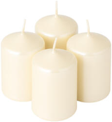 Valex Decor Adventi henger gyertya készlet, 7 x 4cm - Lakk ekrü (FPL-03)