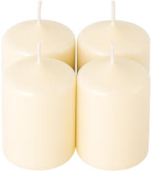 Valex Decor Adventi henger gyertya készlet, 8 x 5cm - Lakk ekrü (BRL-03)