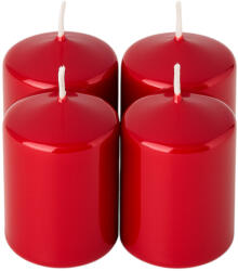 Valex Decor Adventi henger gyertya készlet, 8 x 5cm - Lakk piros (BRL-40)