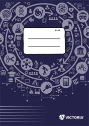 Victoria Füzet, tűzött, A4, vonalas, 32 lap, VICTORIA PAPER Circle "81-32 (ISVF8132U)