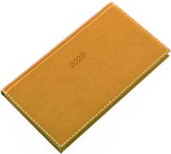 Realsystem Zsebnaptár fekvő Bolero P, krémszínű lapokkal mustár Realsystem 2026 (51971) - irodasziget