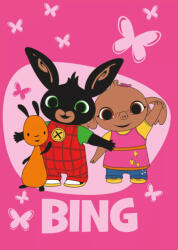  Bing Pink Butterflies polár takaró 100x150cm (JFK130033)