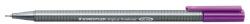STAEDTLER Tűfilc, 0, 3 mm, STAEDTLER "Triplus 334", sötétlila (TS3346) - irodasziget