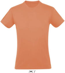 SOL'S Uniszex REGENT kereknyakú rövid ujjú pamut póló, SOL'S SO11380, Apricot-S (so11380ap-s)