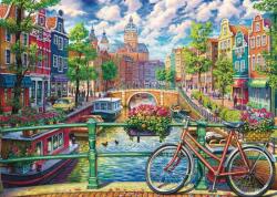Schmidt Spiele - Puzzle Magia canalului Amsterdam - 1 000 piese Puzzle