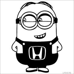 Stickify Honda matrica Minion szerelő