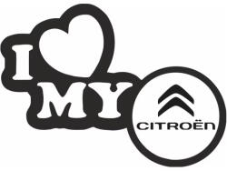 Stickify I love my Citroen dekoráció