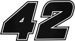 Stickify NASCAR 42 felirat - Autómatrica