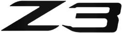 Stickify BMW matrica Z3 felirat 2
