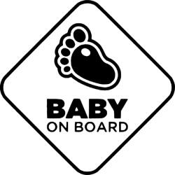 Stickify Baby on Board tappancska autómatrica