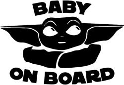 Stickify Baby Yoda Grogu matrica