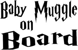 Stickify Baby Muggle on Board matrica
