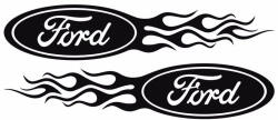 Stickify Lángoló Ford szett