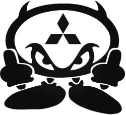 Stickify Mitsubishi matrica ördög 1