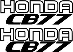 Stickify Honda CB77 matrica készlet