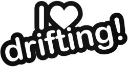 Stickify I Love Drifting tuning felirat