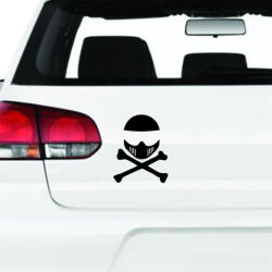 Stickify Motoros sisak halálfej - Autómatrica