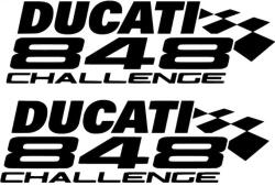 Stickify Ducati 848 Challenge matrica dupla szett