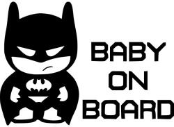 Stickify Batman Baby on Board matrica