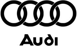 Stickify Audi logó matrica retró felirattal