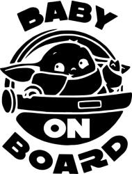 Stickify Baby Yoda "1" matrica