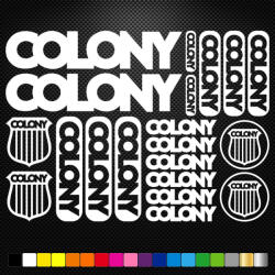Stickify Colony bicikli matrica szett
