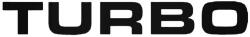 Stickify TURBO egyszerű felirat - Autómatrica
