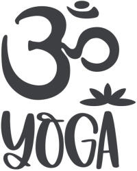 Stickify Yoga jel és felirat matrica