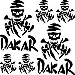 Stickify Dakar halál szponzor matrica szett