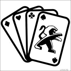 Stickify Peugeot matrica Kártya