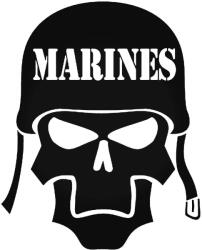 Stickify Marines koponya matrica