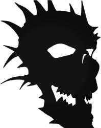 Stickify Halálfejes matrica