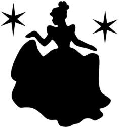 Stickify Hamupipőke csillagok Autómatrica