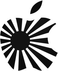 Stickify Japán Apple logó - Autómatrica