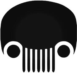 Stickify Jeep halálfej "1" matrica