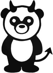 Stickify Evil Panda - Autómatrica